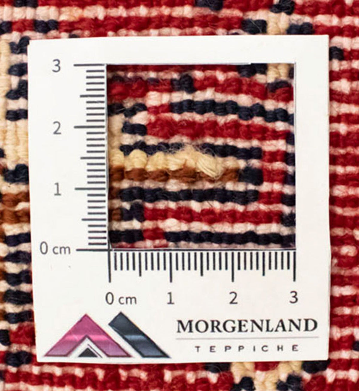 Turkaman-matta - 130 x 60 cm - röd