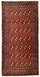 Turkaman-matta 130x60cm - Persisk matta