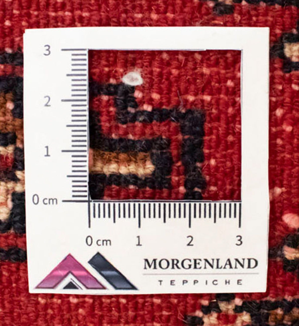 Turkaman-matta - 130 x 60 cm - röd