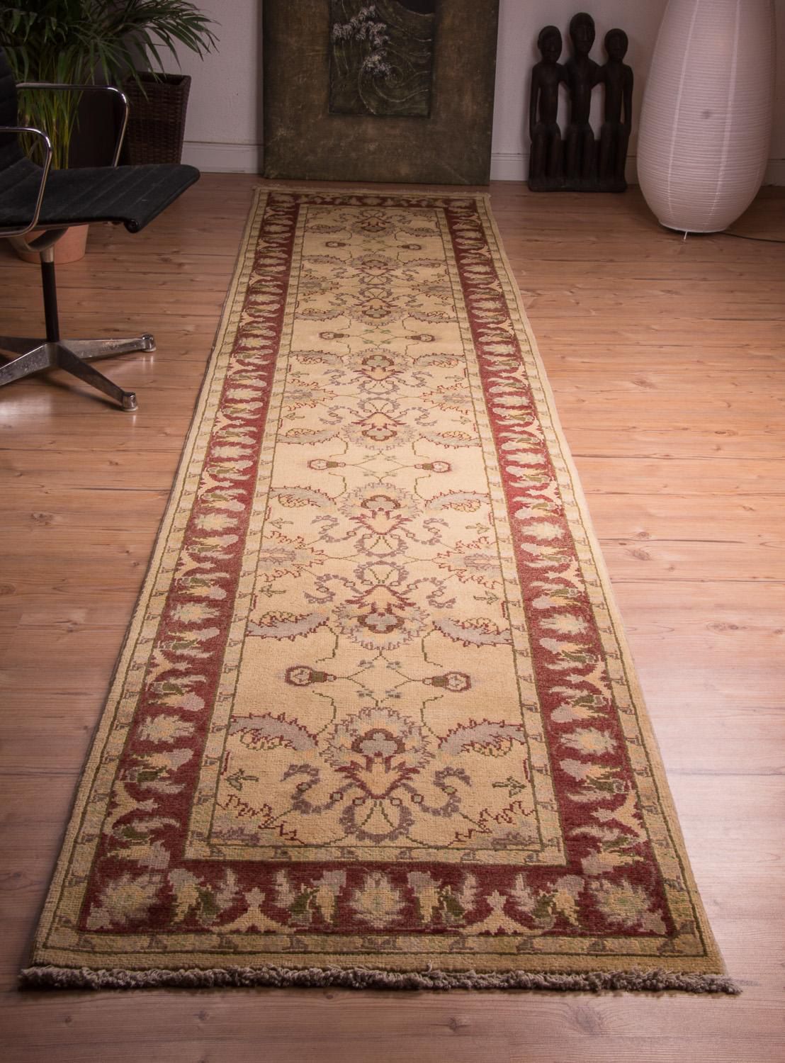 Runner Ziegler Carpet - 388 x 84 cm - beige