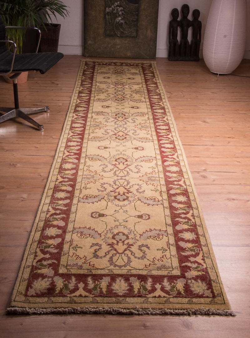 Runner Ziegler Carpet - 388 x 84 cm - beige