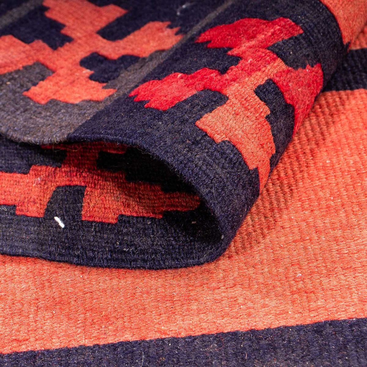 Runner Kelim-matta - gammal - 335 x 155 cm - flerfärgad