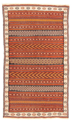 Kelim Carpet - orientalisk matta - 165 x 97 cm - flerfärgad