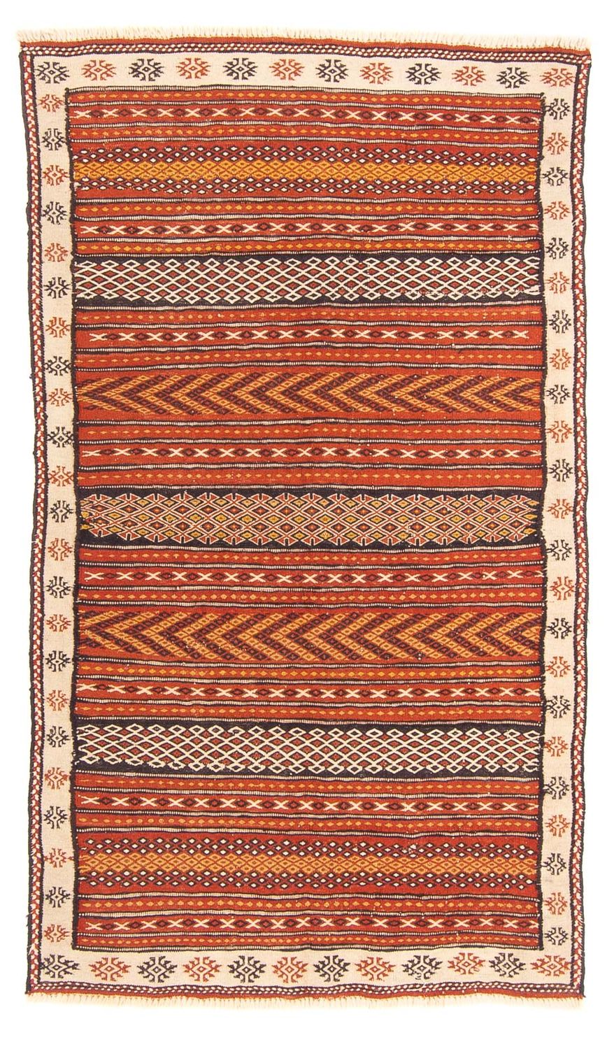 Kelim Carpet - orientalisk matta - 165 x 97 cm - flerfärgad