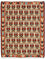 Kelim Carpet - orientalisk matta - 143 x 105 cm - flerfärgad