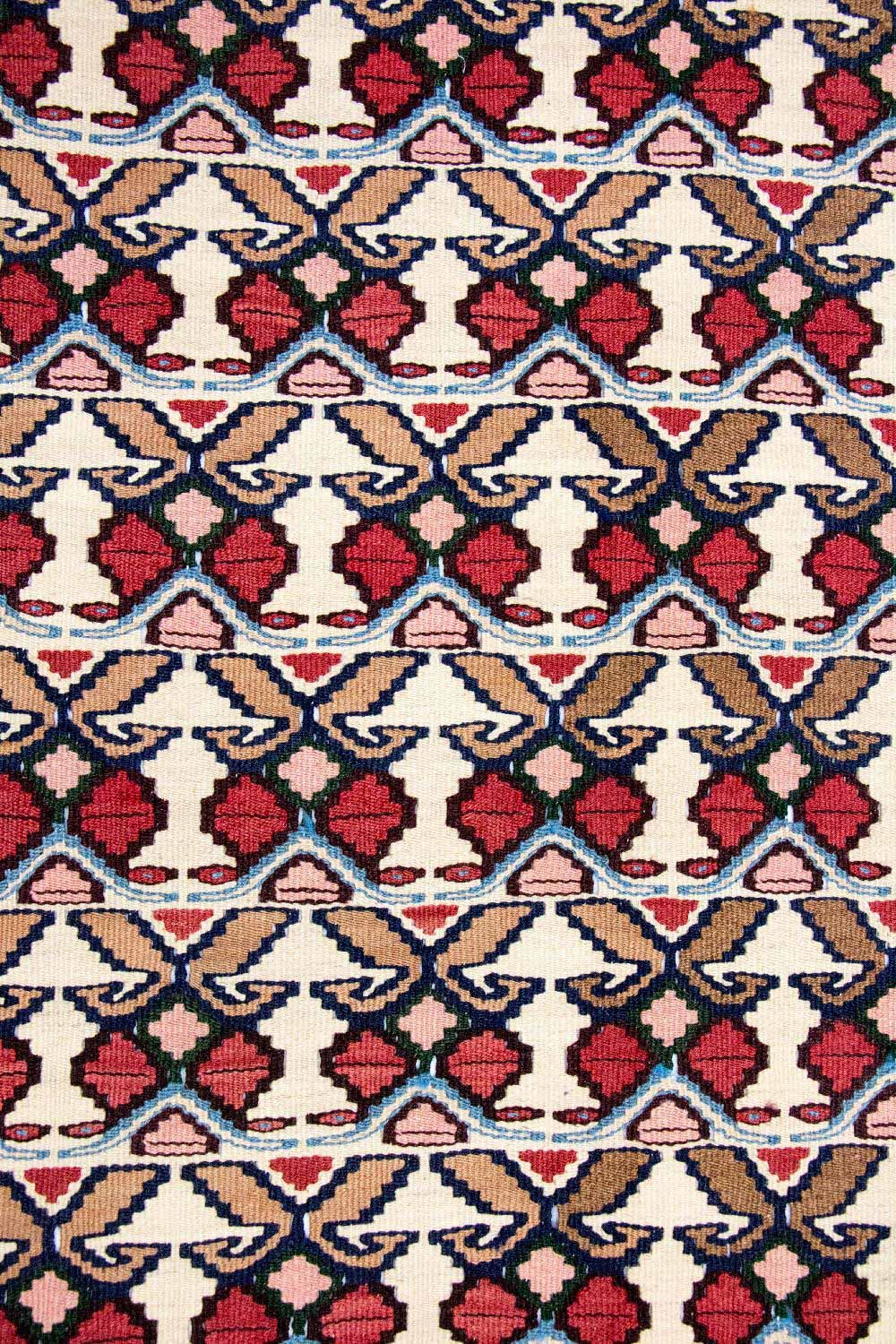Kelim Carpet - orientalisk matta - 143 x 105 cm - flerfärgad