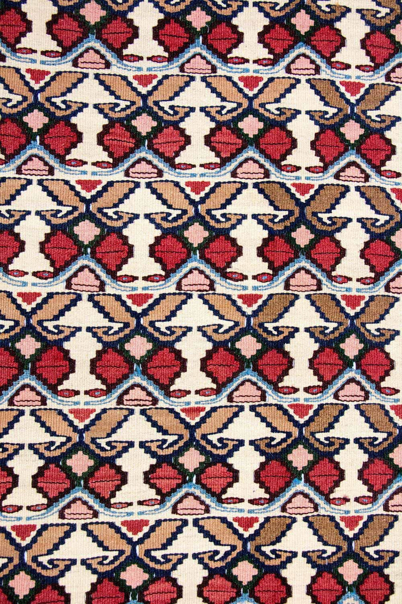 Kelim Carpet - orientalisk matta - 143 x 105 cm - flerfärgad