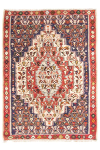 Kelim Carpet - orientalisk matta - 152 x 117 cm - flerfärgad