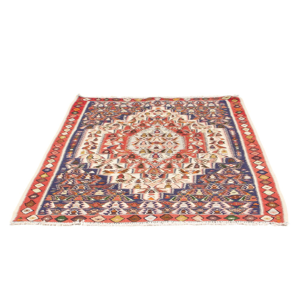 Kelim Carpet - orientalisk matta - 152 x 117 cm - flerfärgad