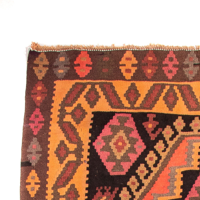 Runner Kelim-matta - gammal - 320 x 150 cm - flerfärgad