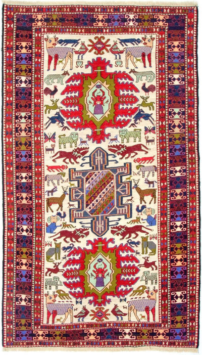 Silkes kilim Mattan 118x212cm