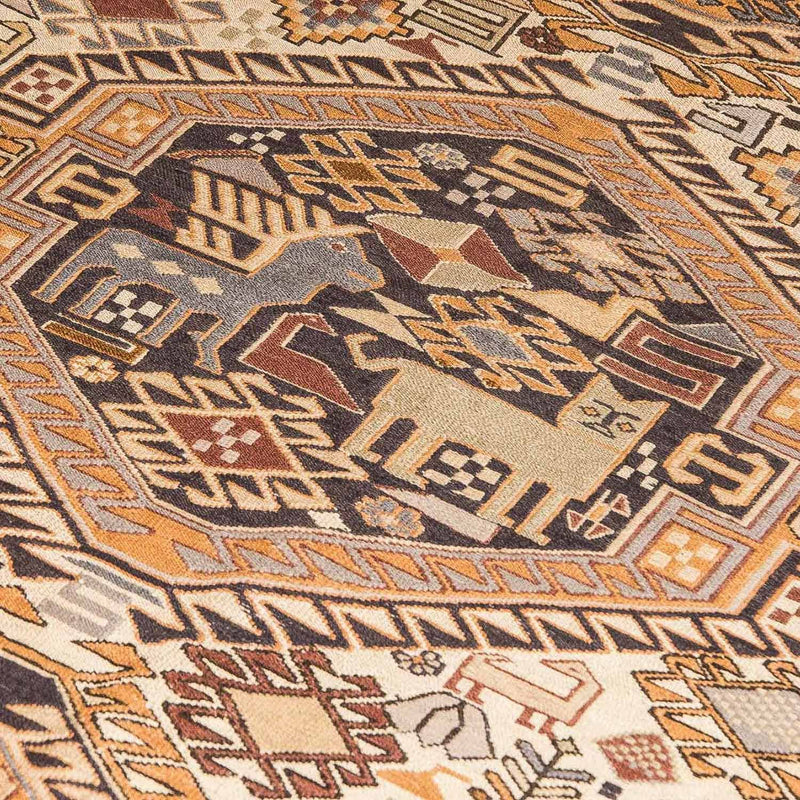 Runner Kelim Carpet - orientalisk matta - 210 x 115 cm - beige