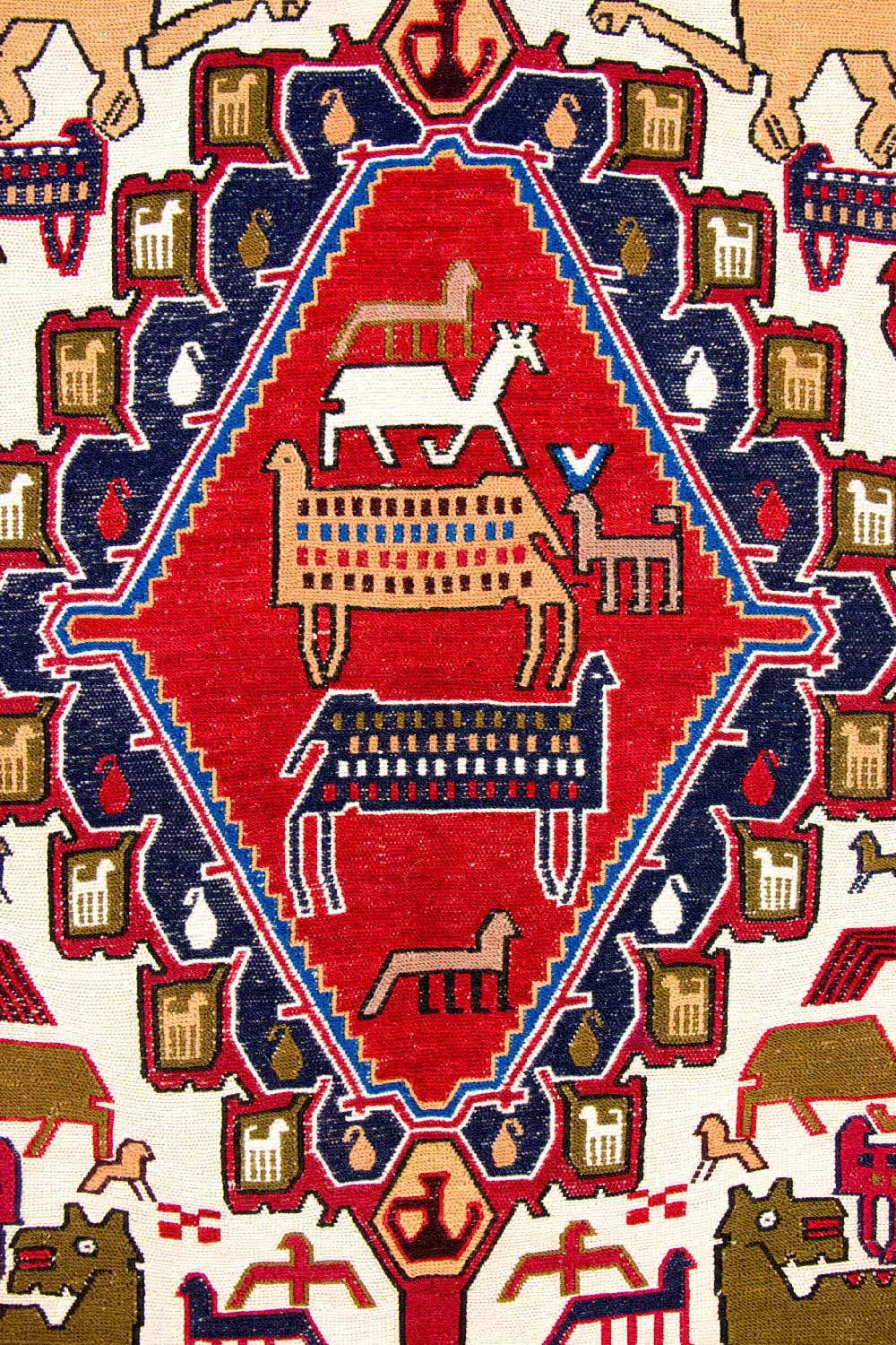 Kelim Carpet - orientalisk matta - 192 x 110 cm - beige