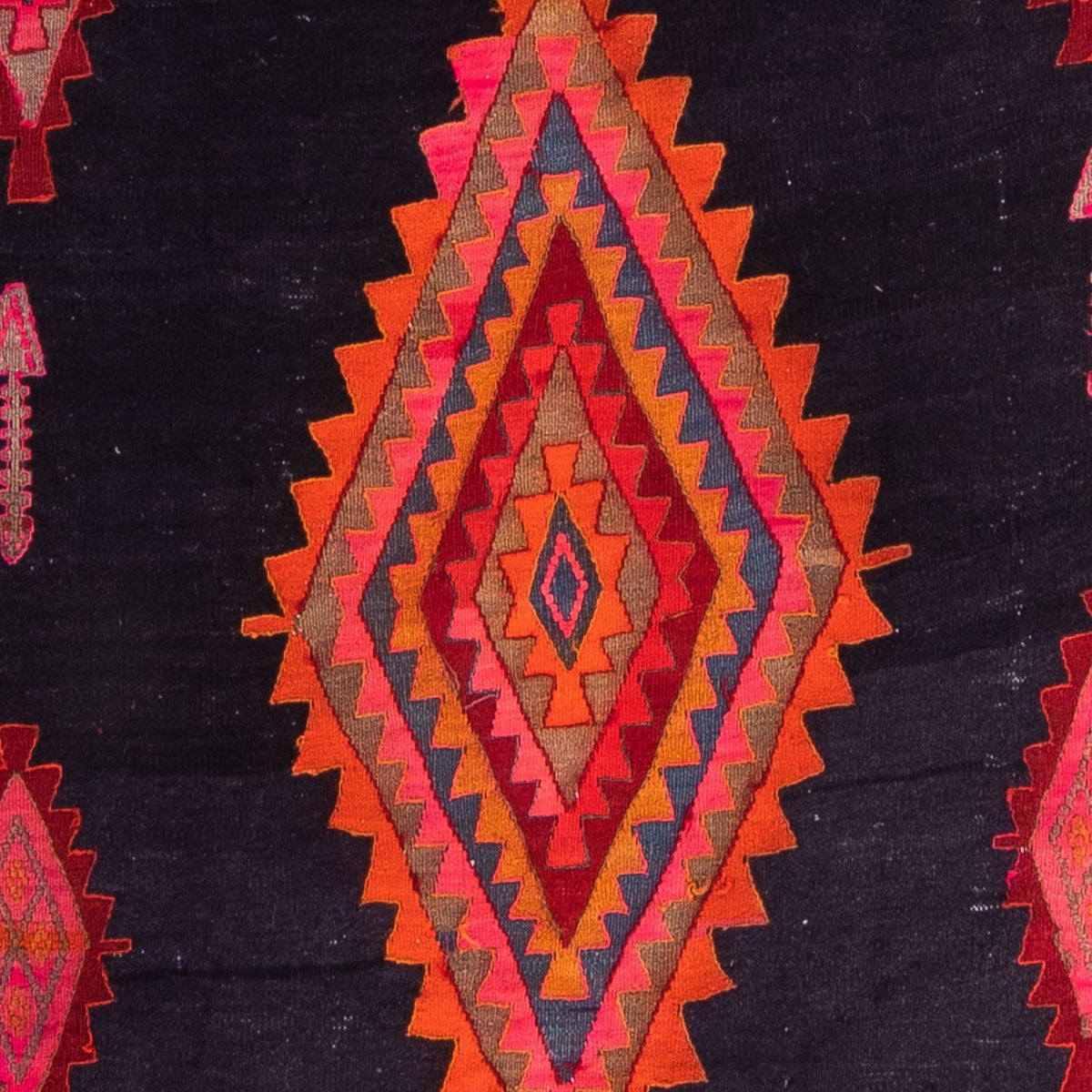 Runner Kelim-matta - gammal - 315 x 150 cm - flerfärgad