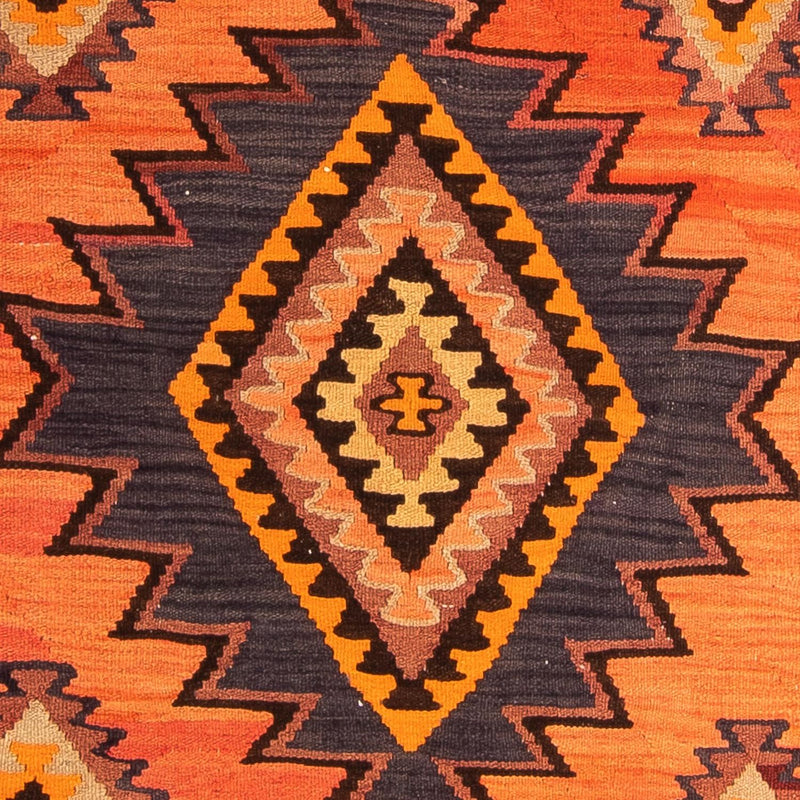 Runner Kelim-matta - gammal - 275 x 140 cm - flerfärgad