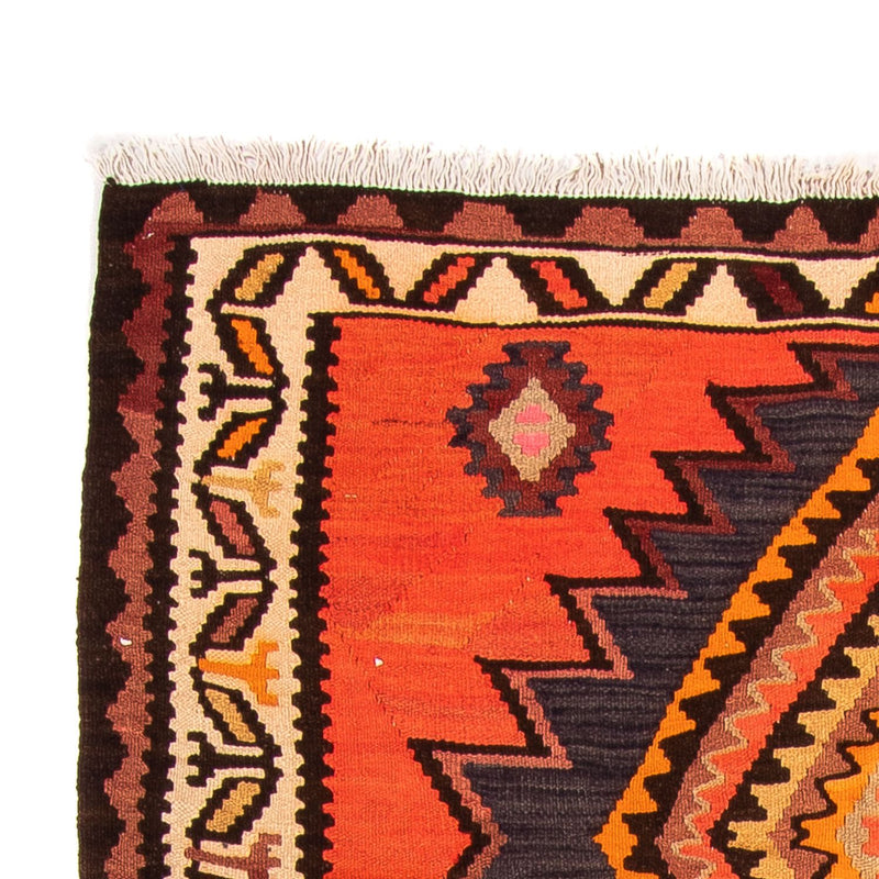 Runner Kelim-matta - gammal - 275 x 140 cm - flerfärgad