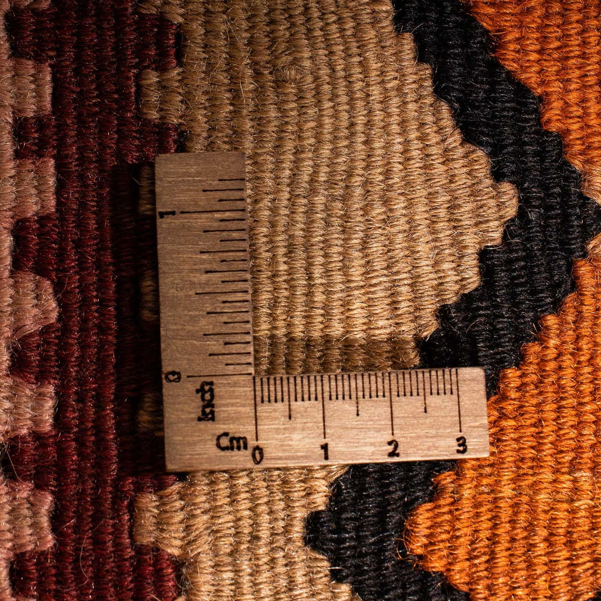 Kelim-matta - gammal - 285 x 180 cm - flerfärgad