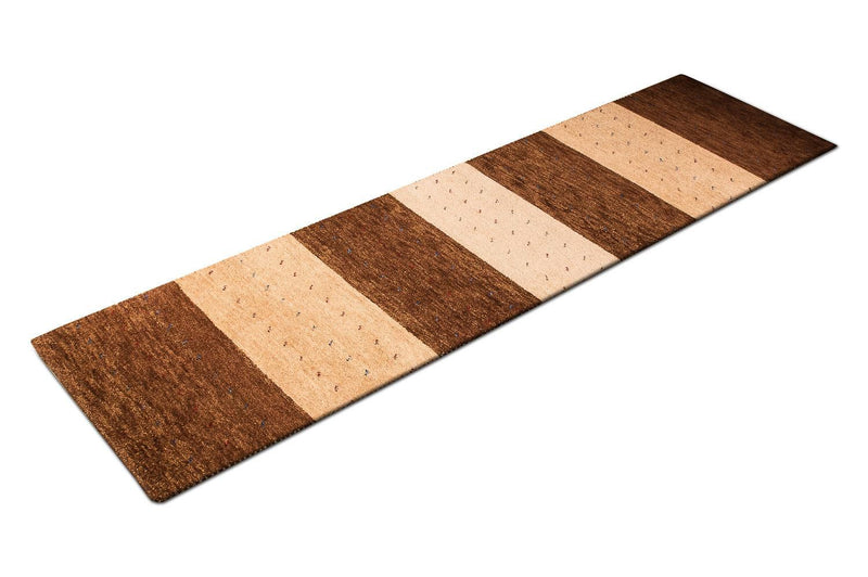 Runner Gabbeh-matta - Indus - 302 x 82 cm - flerfärgad