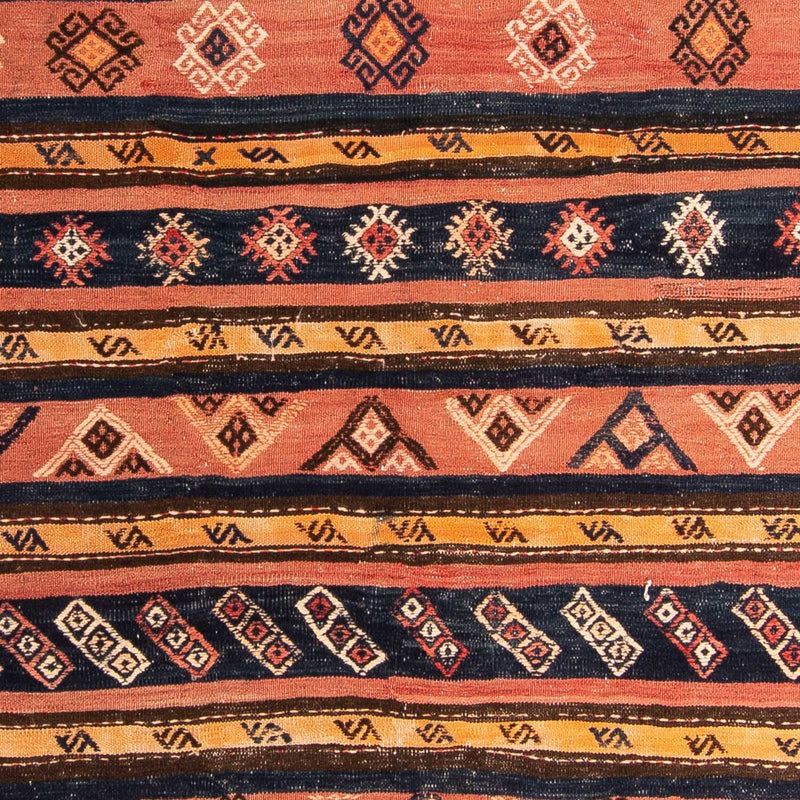 Kelim-matta - gammal - 270 x 160 cm - flerfärgad