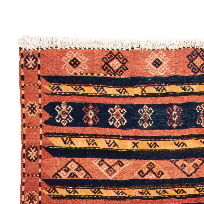 Kelim-matta - gammal - 270 x 160 cm - flerfärgad