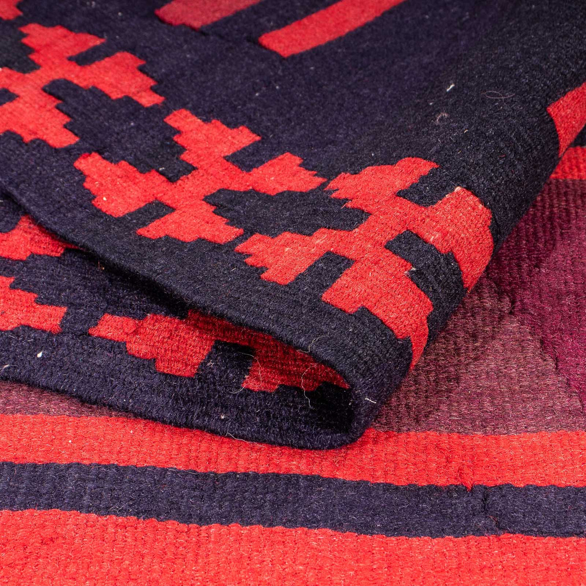 Runner Kelim-matta - gammal - 325 x 165 cm - flerfärgad