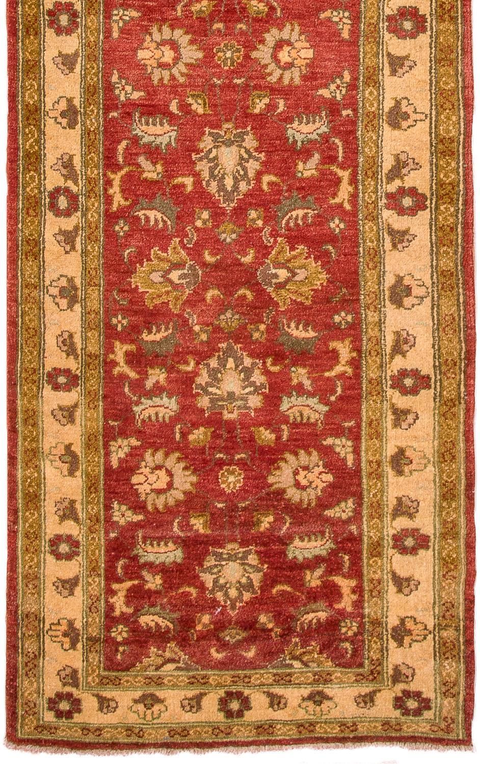 Runner Ziegler Carpet - 377 x 86 cm - röd
