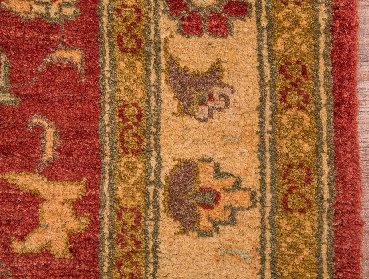 Runner Ziegler Carpet - 377 x 86 cm - röd
