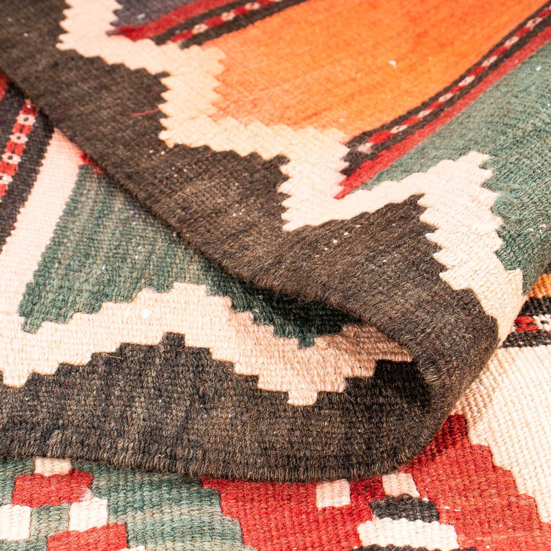 Runner Kelim-matta - gammal - 310 x 155 cm - flerfärgad