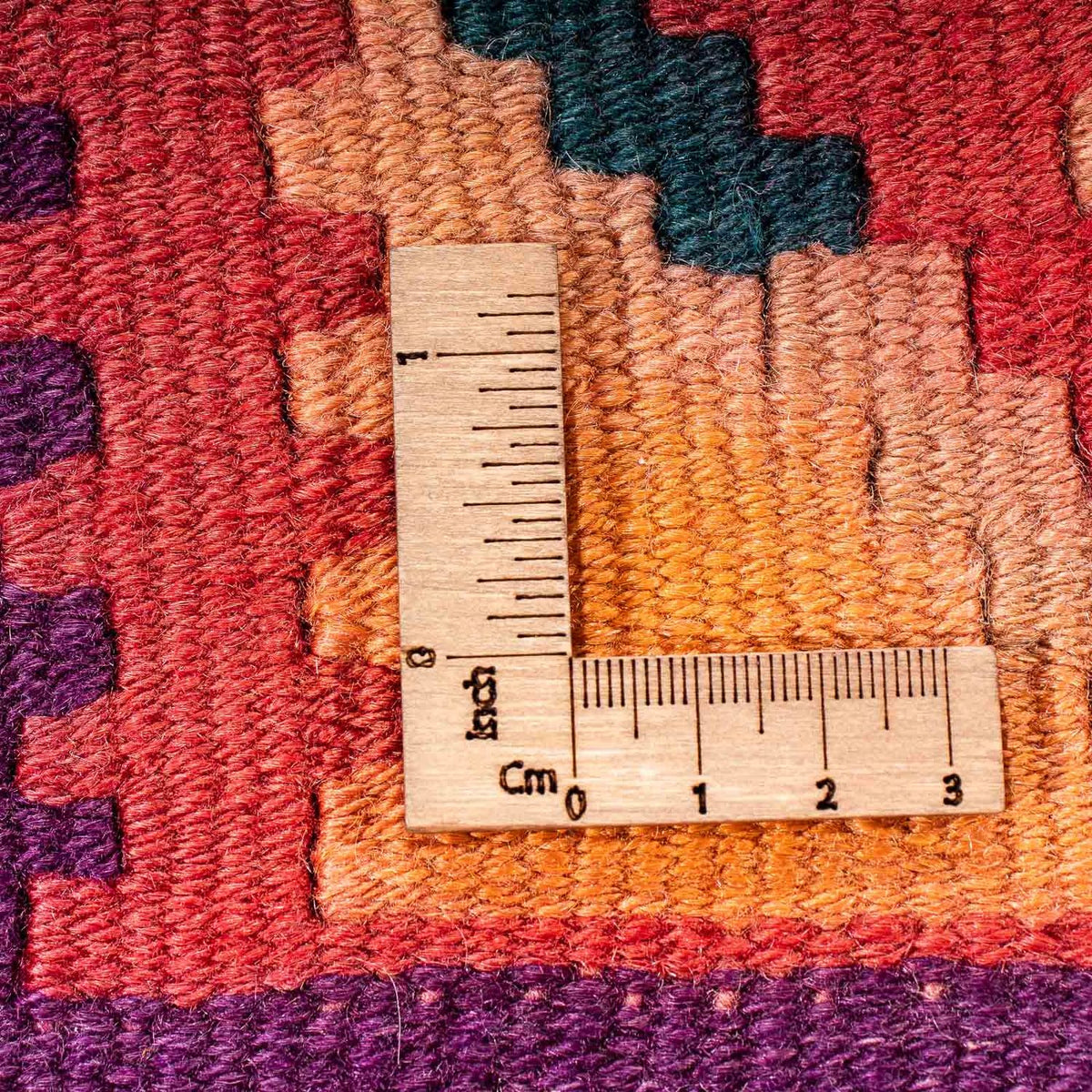 Runner Kelim-matta - gammal - 310 x 160 cm - flerfärgad