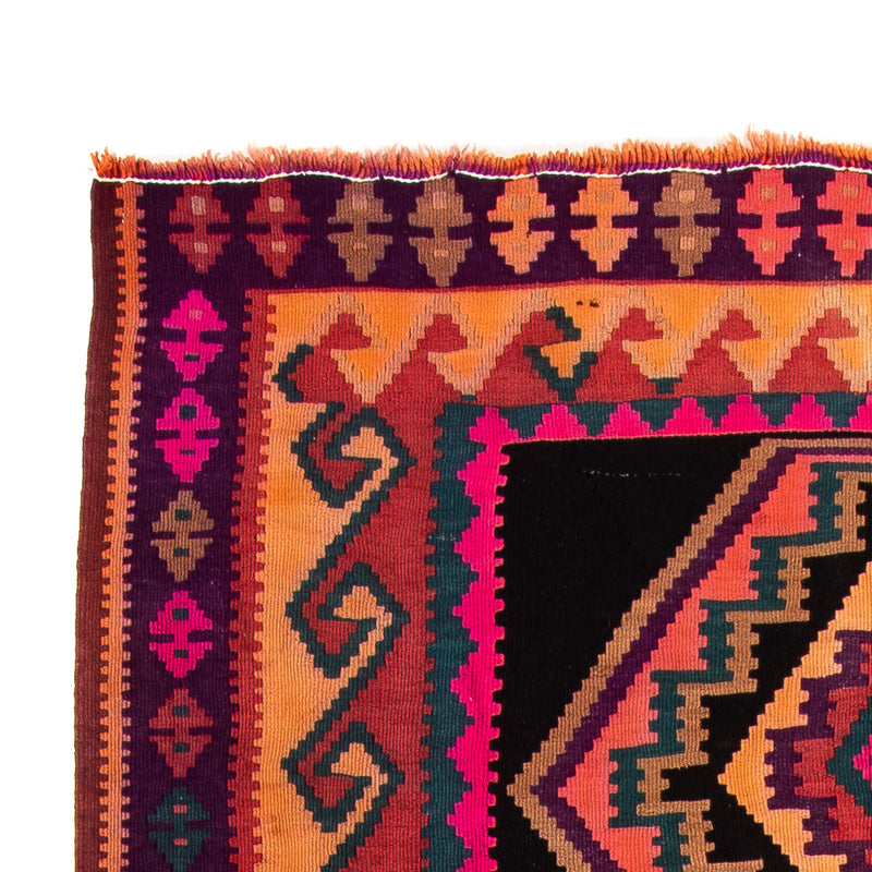 Runner Kelim-matta - gammal - 310 x 160 cm - flerfärgad
