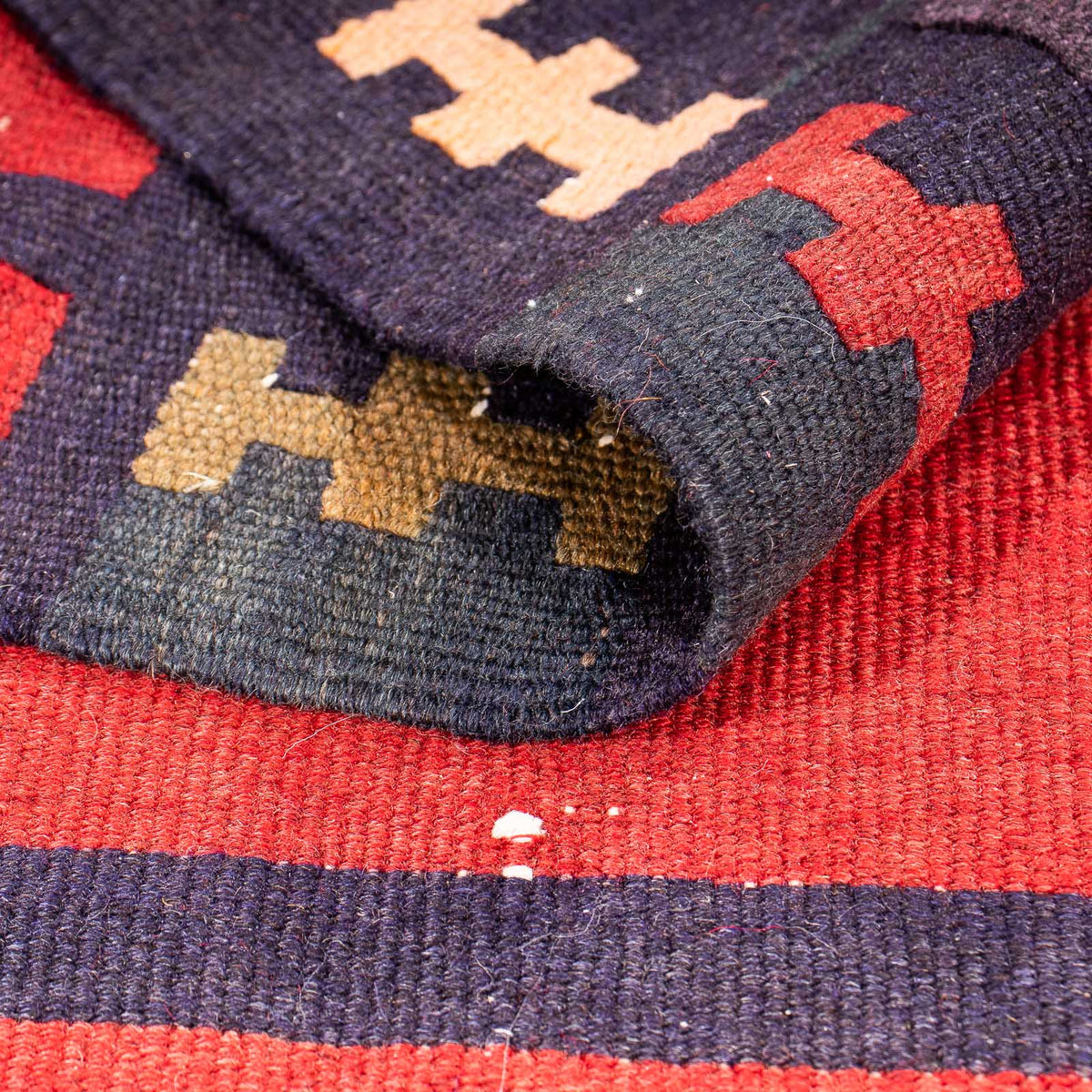 Kelim-matta - gammal - 290 x 160 cm - flerfärgad