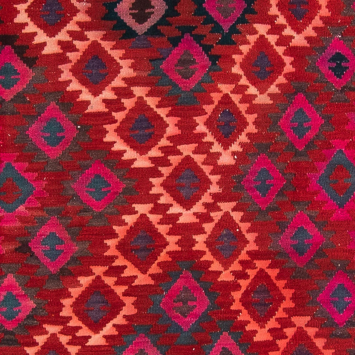 Runner Kelim-matta - gammal - 350 x 150 cm - flerfärgad