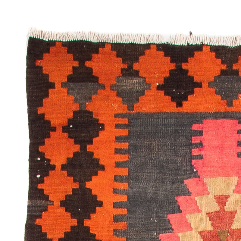 Runner Kelim-matta - gammal - 340 x 100 cm - flerfärgad