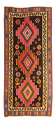 Runner Kelim-matta - gammal - 300 x 150 cm - flerfärgad