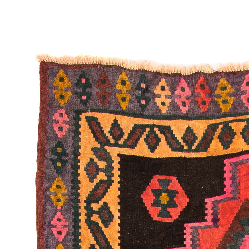 Runner Kelim-matta - gammal - 300 x 150 cm - flerfärgad