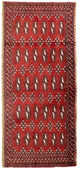 Turkaman-matta 130x60cm - Persisk matta