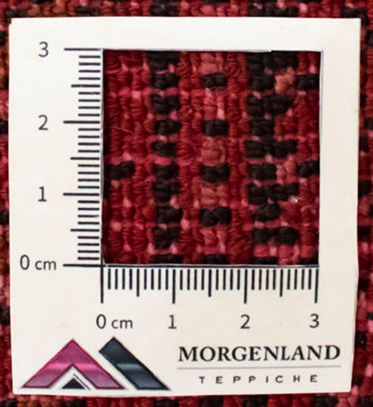 Turkaman-matta - 130 x 60 cm - röd