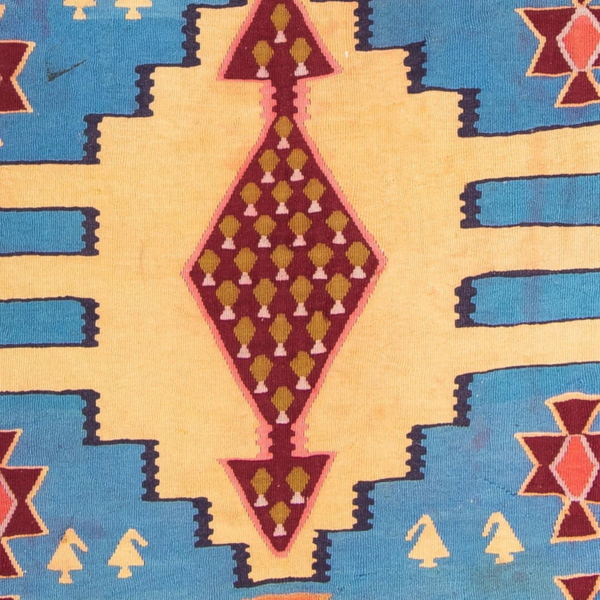 Runner Kelim-matta - gammal - 280 x 140 cm - flerfärgad