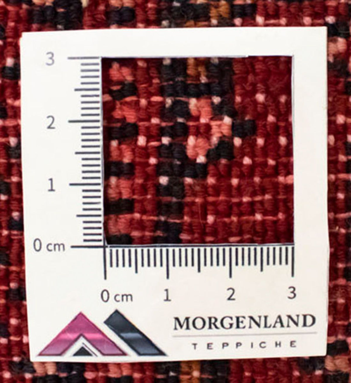 Turkaman-matta - 130 x 60 cm - röd