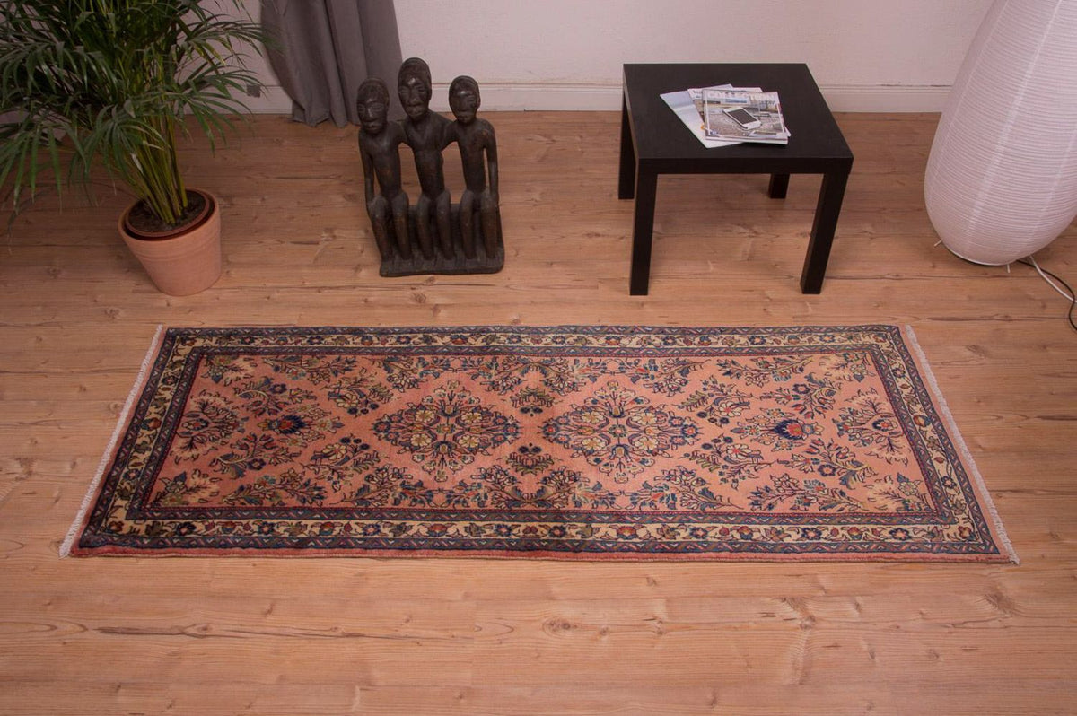 Runner Persisk matta - Classic - 205 x 76 cm - rosa