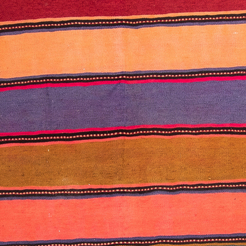 Runner Kelim-matta - gammal - 370 x 137 cm - flerfärgad