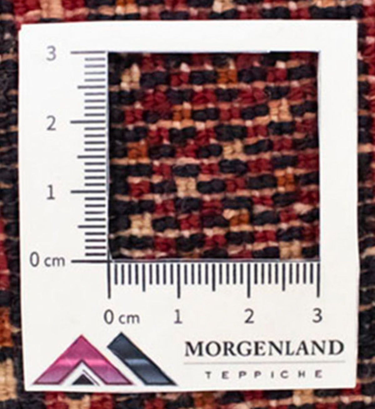 Turkaman-matta - 130 x 60 cm - röd