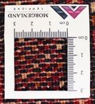 Turkaman-matta - 130 x 60 cm - röd