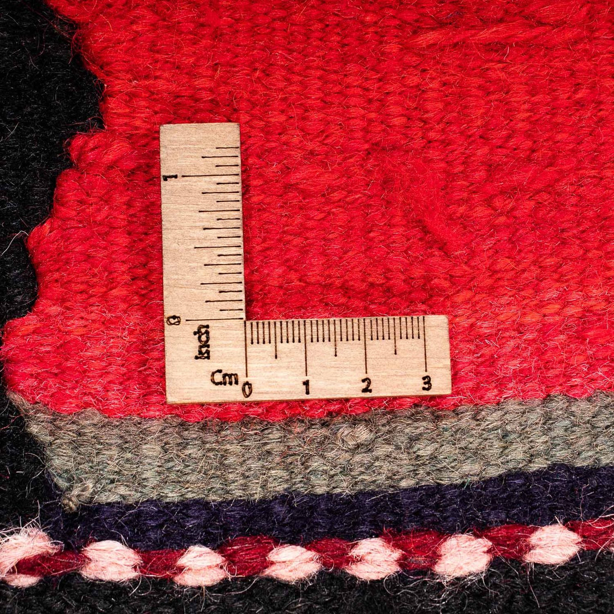 Runner Kelim-matta - gammal - 360 x 170 cm - flerfärgad