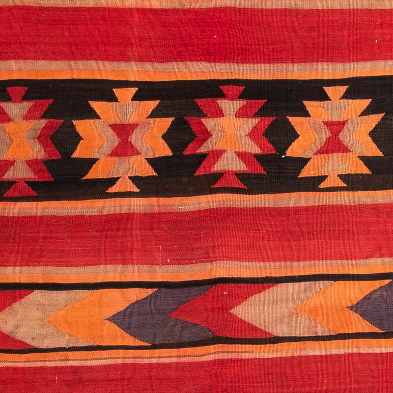 Runner Kelim-matta - gammal - 325 x 150 cm - flerfärgad