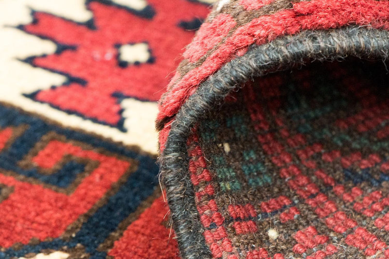 Afghansk matta - Hatshlu - 293 x 203 cm - röd