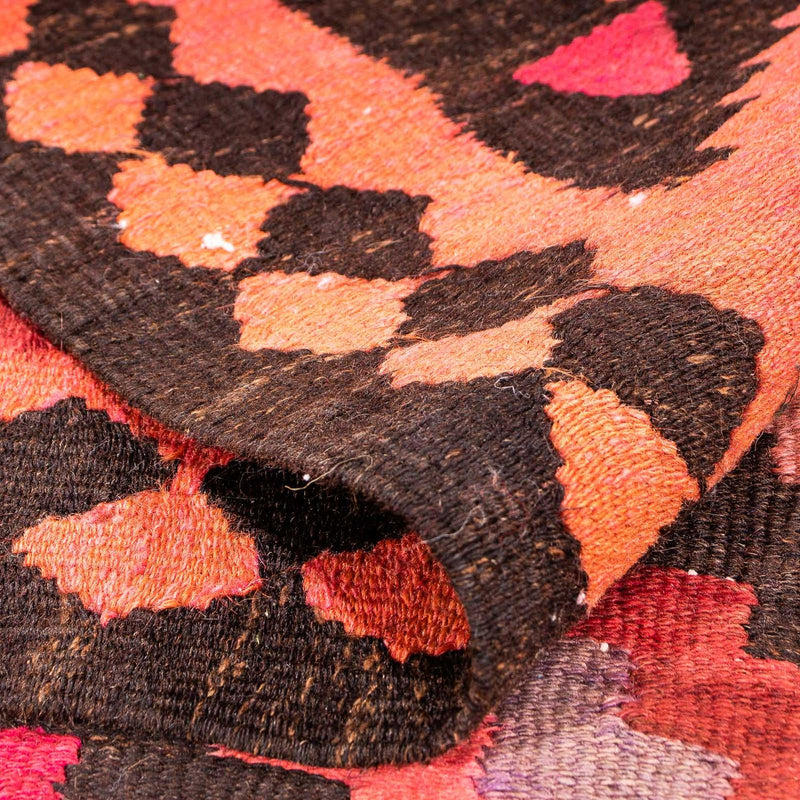 Runner Kelim-matta - gammal - 370 x 140 cm - flerfärgad