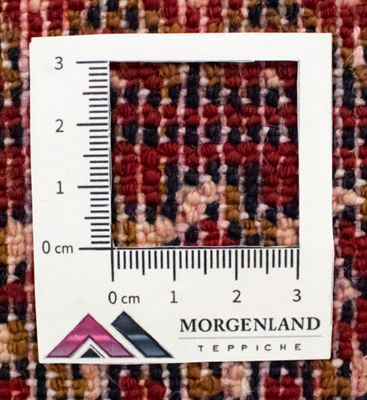 Turkaman-matta - 130 x 60 cm - röd