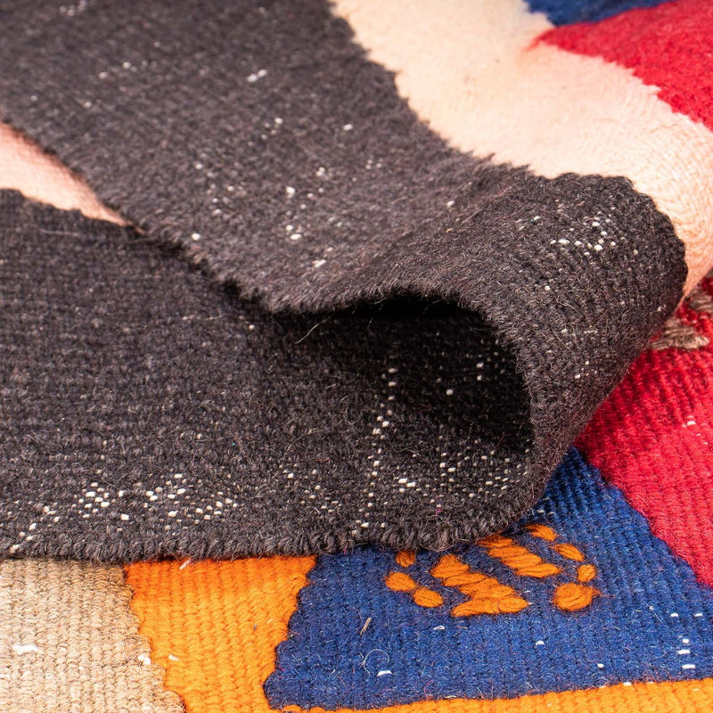 Runner Kelim-matta - gammal - 300 x 160 cm - flerfärgad