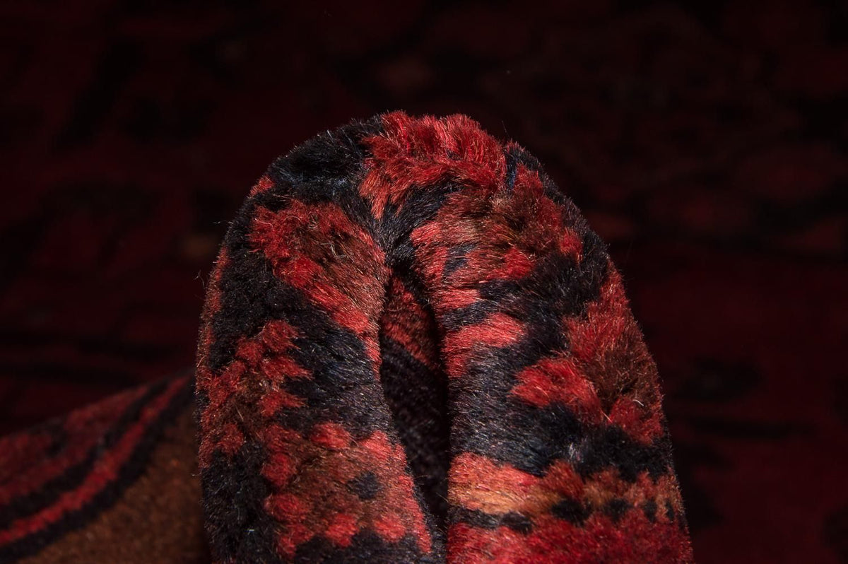 Afghansk matta - Kunduz - 138 x 96 cm - röd